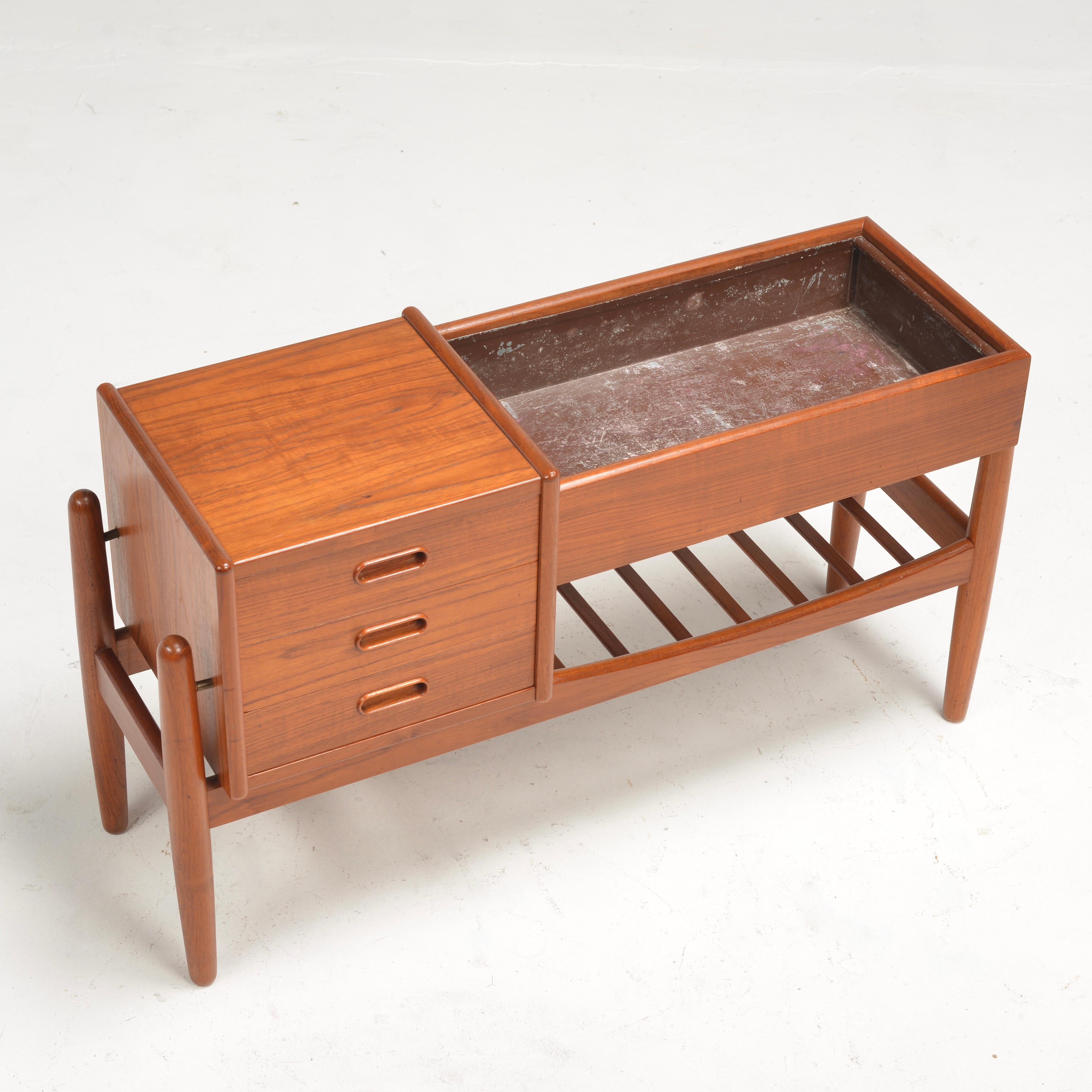 Huilé Jardinière danoise moderne Arne Wahl Iversen modèle n° 36 en vente