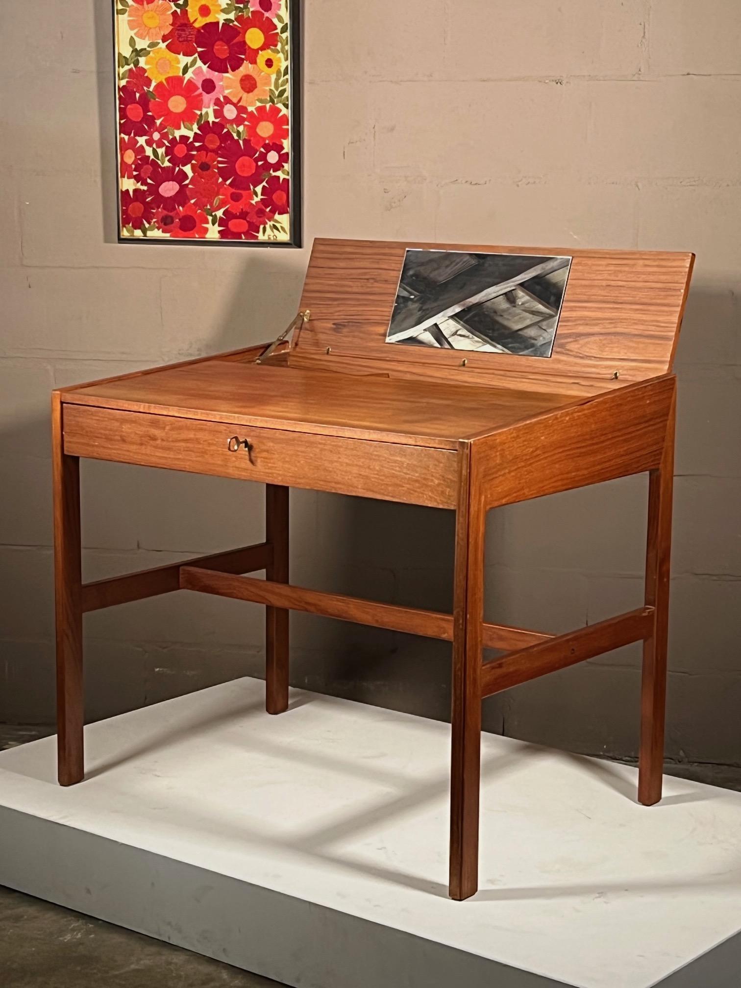Danish Modern Arne Wahl Iversen Vanity Desk in Teak 1