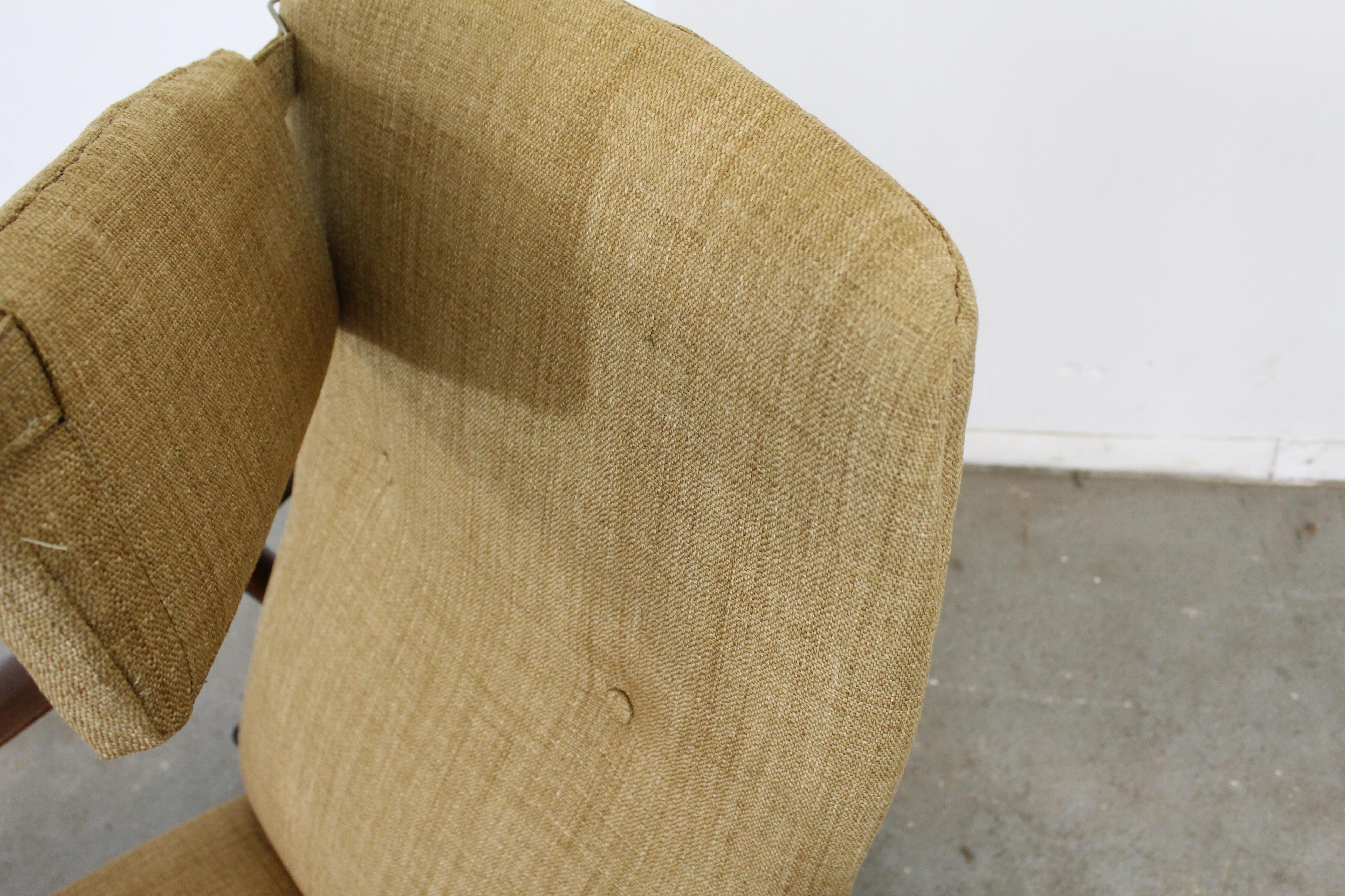 Danish Modern Arnt Lande Teak Adjustable Lounge Chair & Ottoman 1