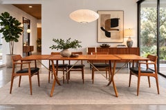 Danish Modern AT-304 Dining Table by Hans J. Wegner in Teak and Oak