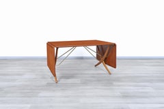 Danish Modern AT-304 Teak and Oak Dining Table by Hans J. Wegner