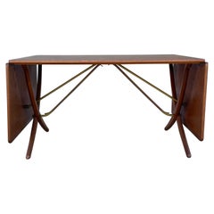 Danish Modern AT-304 Teak and Oak Dining Table by Hans J. Wegner