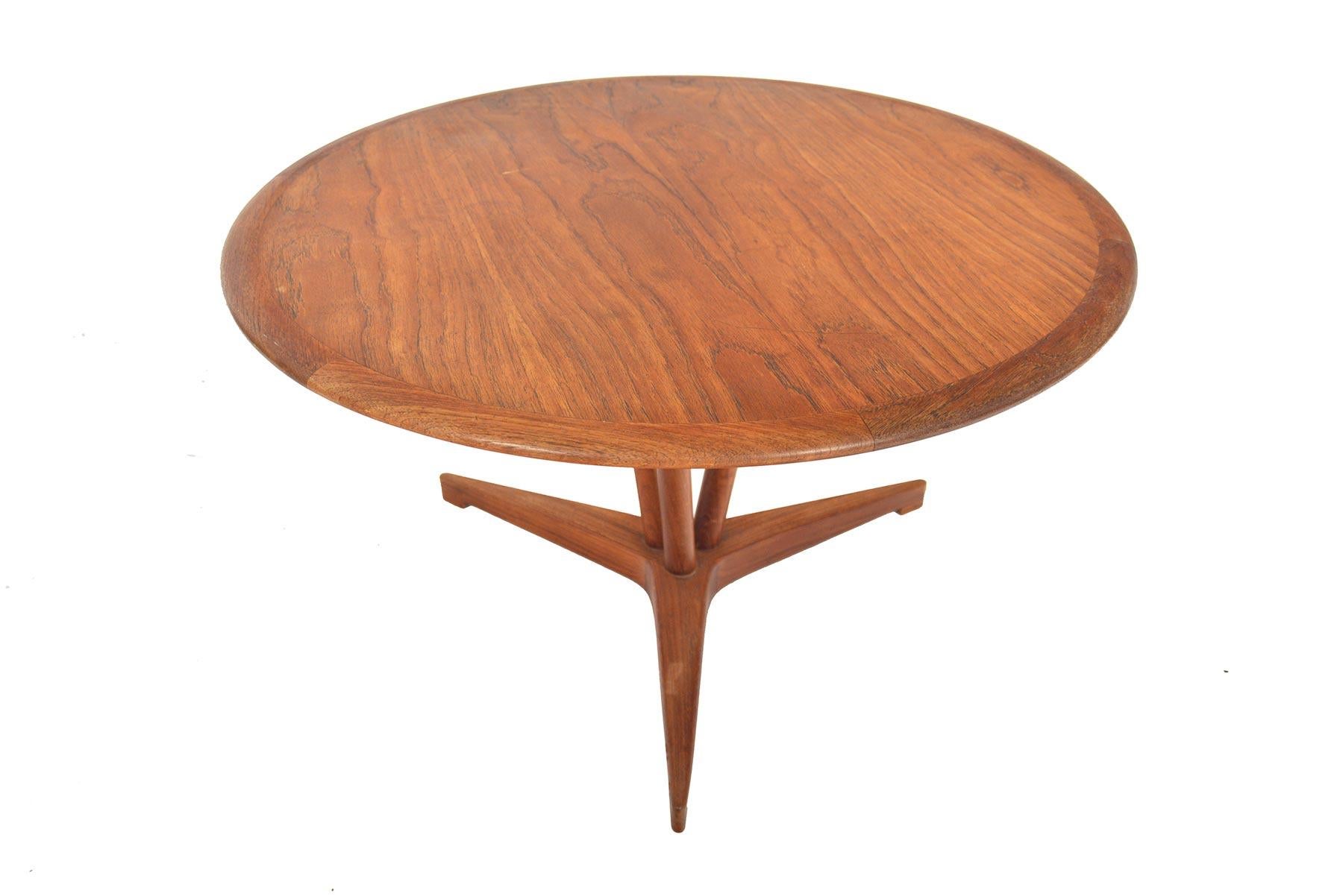 Origin: Denmark
Designer: Unknown
Manufacturer: Unknown
Era: 1950s
Dimensions: 35.5 diameter x 20 tall 

*Price includes restoration

Restoration includes:
• Structural and joint repair (if necessary) on all joints
• Full refinish in