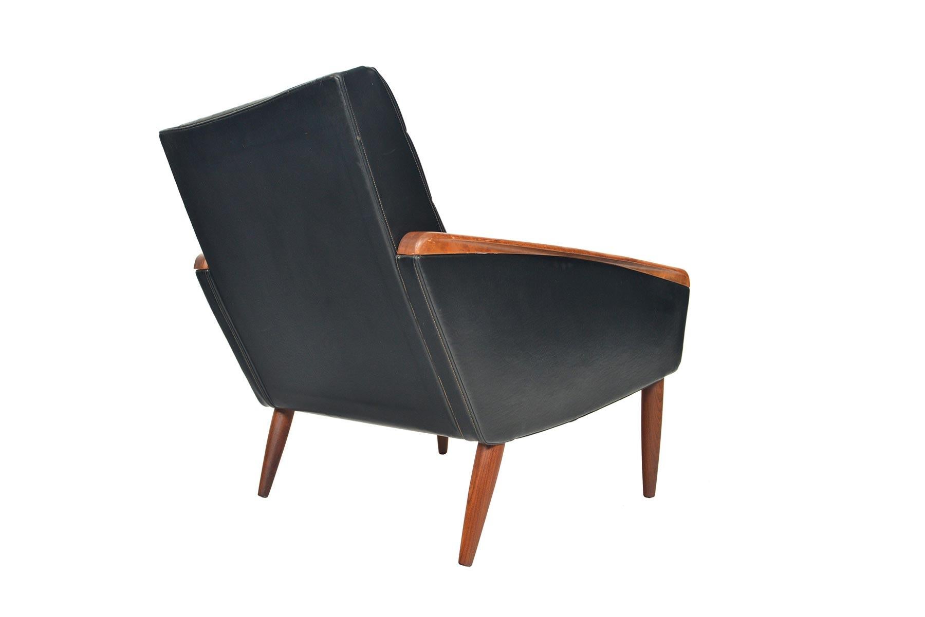 Mid-Century Modern Danish Modern Atomic Teak Midcentury Lounge Chair