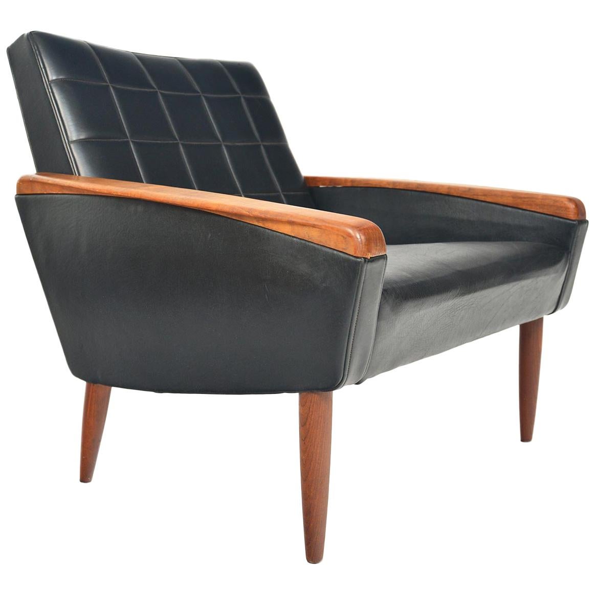 Danish Modern Atomic Teak Midcentury Lounge Chair
