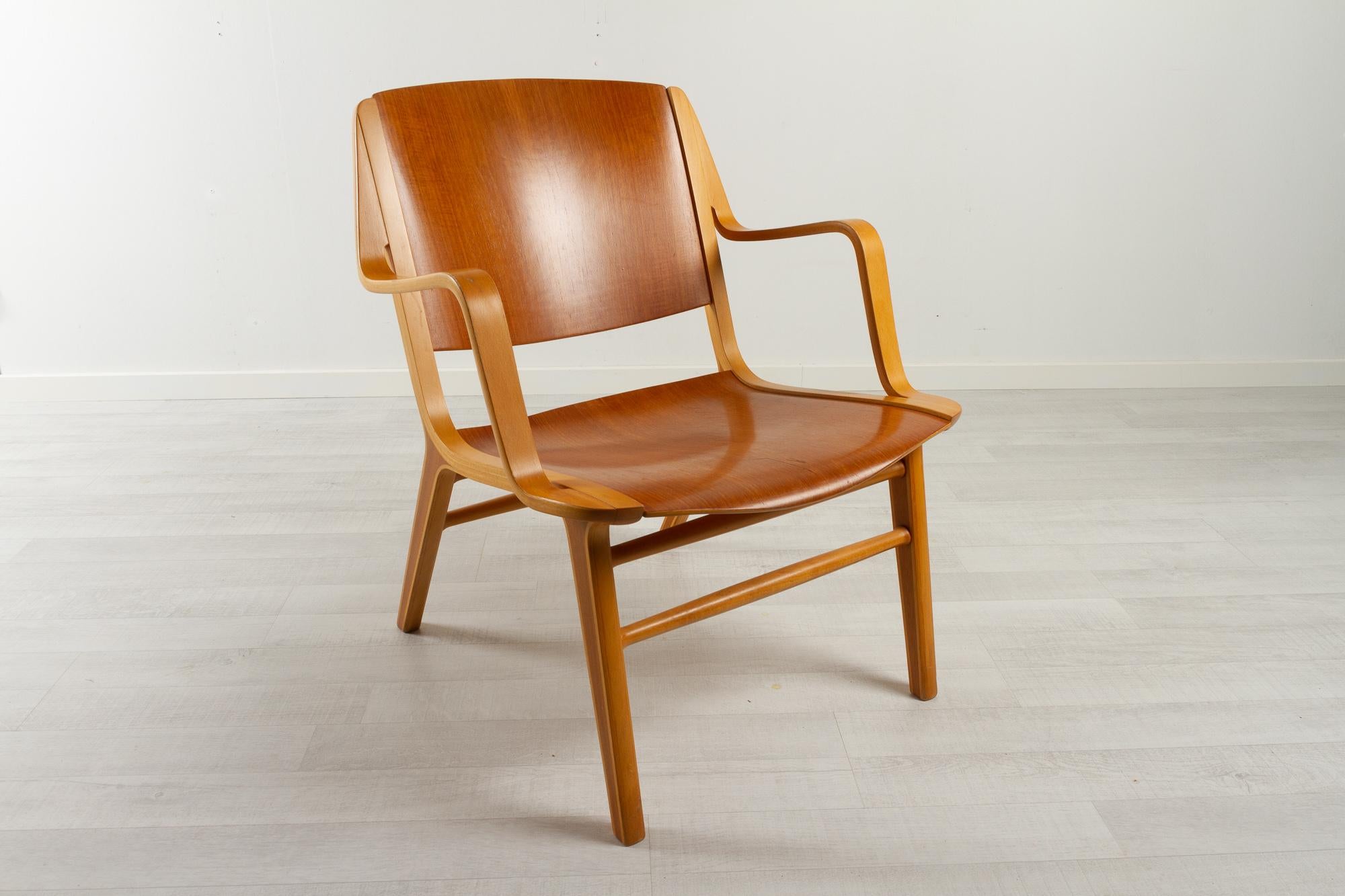 Scandinavian Modern Danish Modern Axe Chair by Hvidt & Mølgaard, 1960s