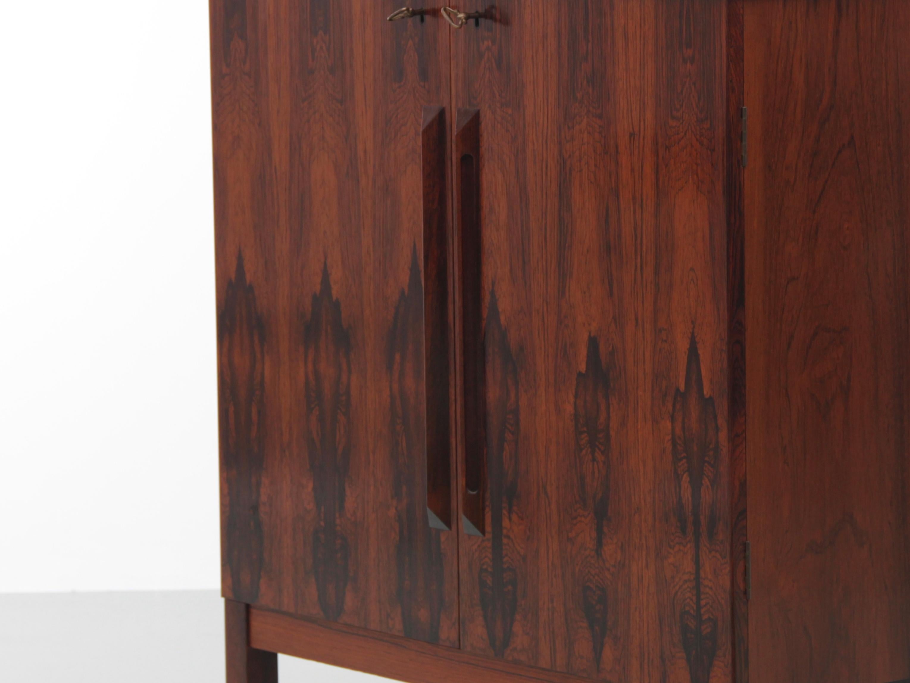 Danish Modern Bar Cabinet by Bruksbo 11