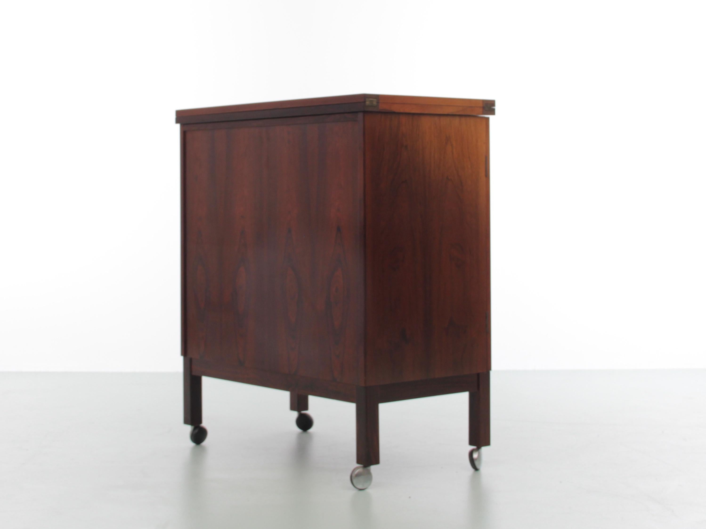 Scandinavian Danish Modern Bar Cabinet by Bruksbo