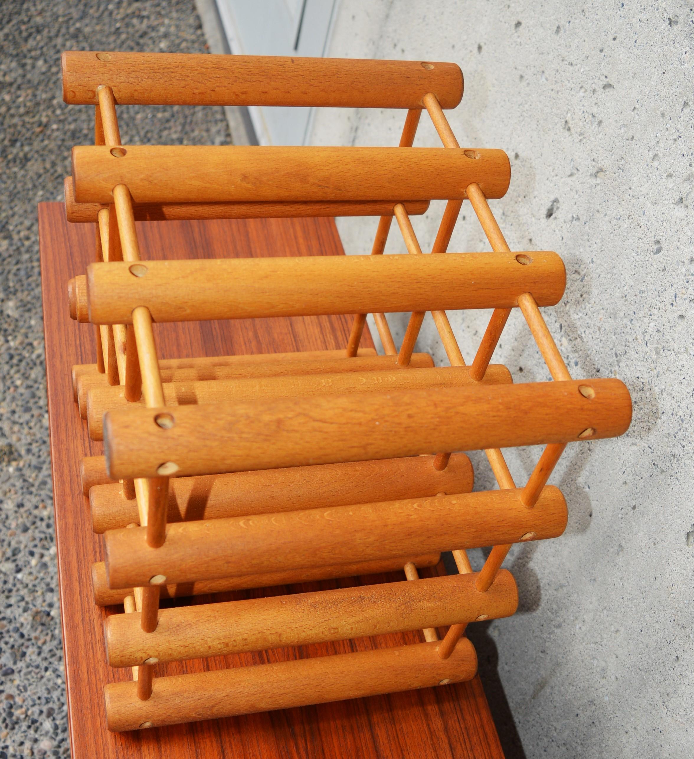beech wine rack