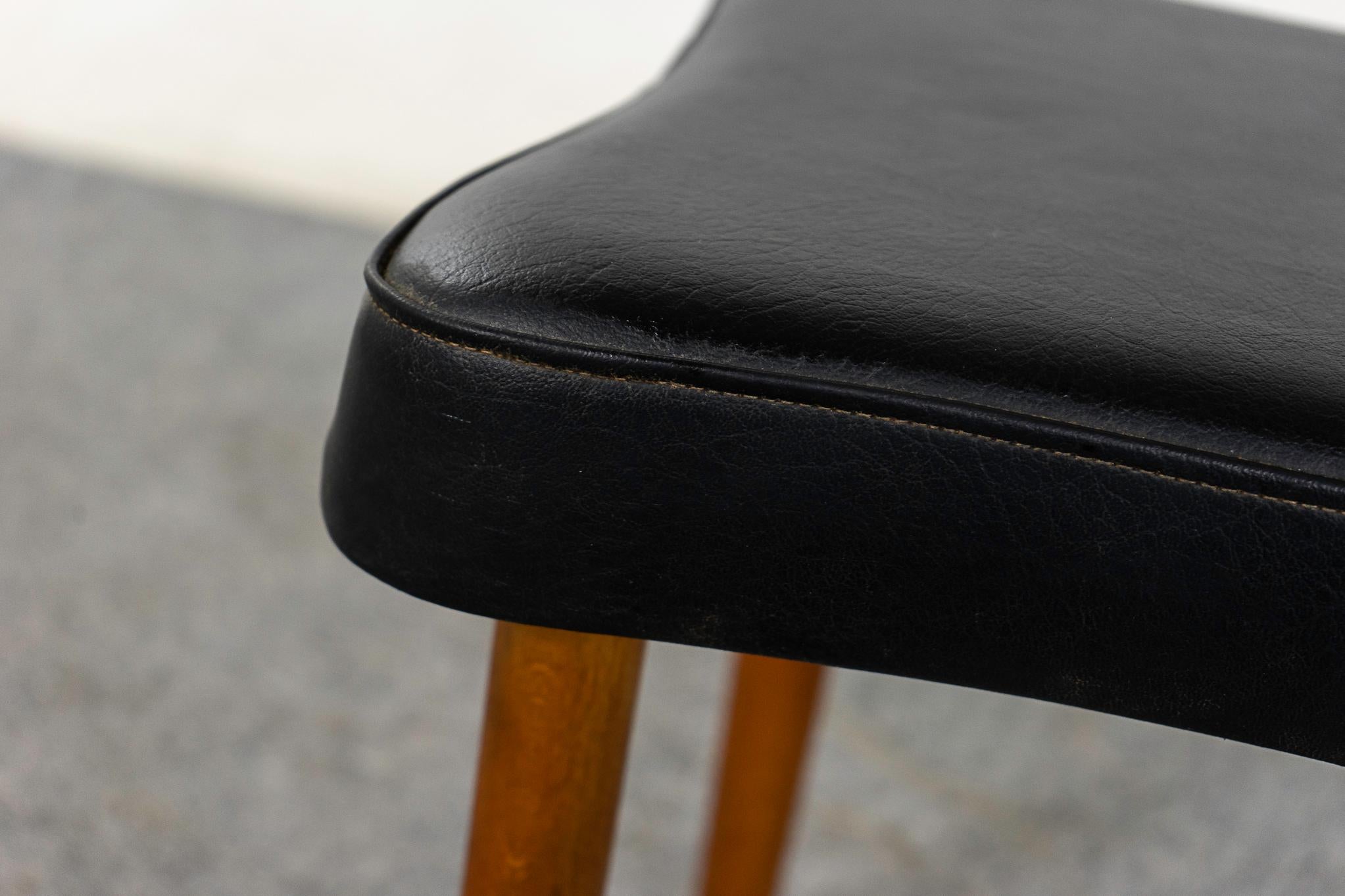 Mid-20th Century Danish Modern Beech Footstool For Sale