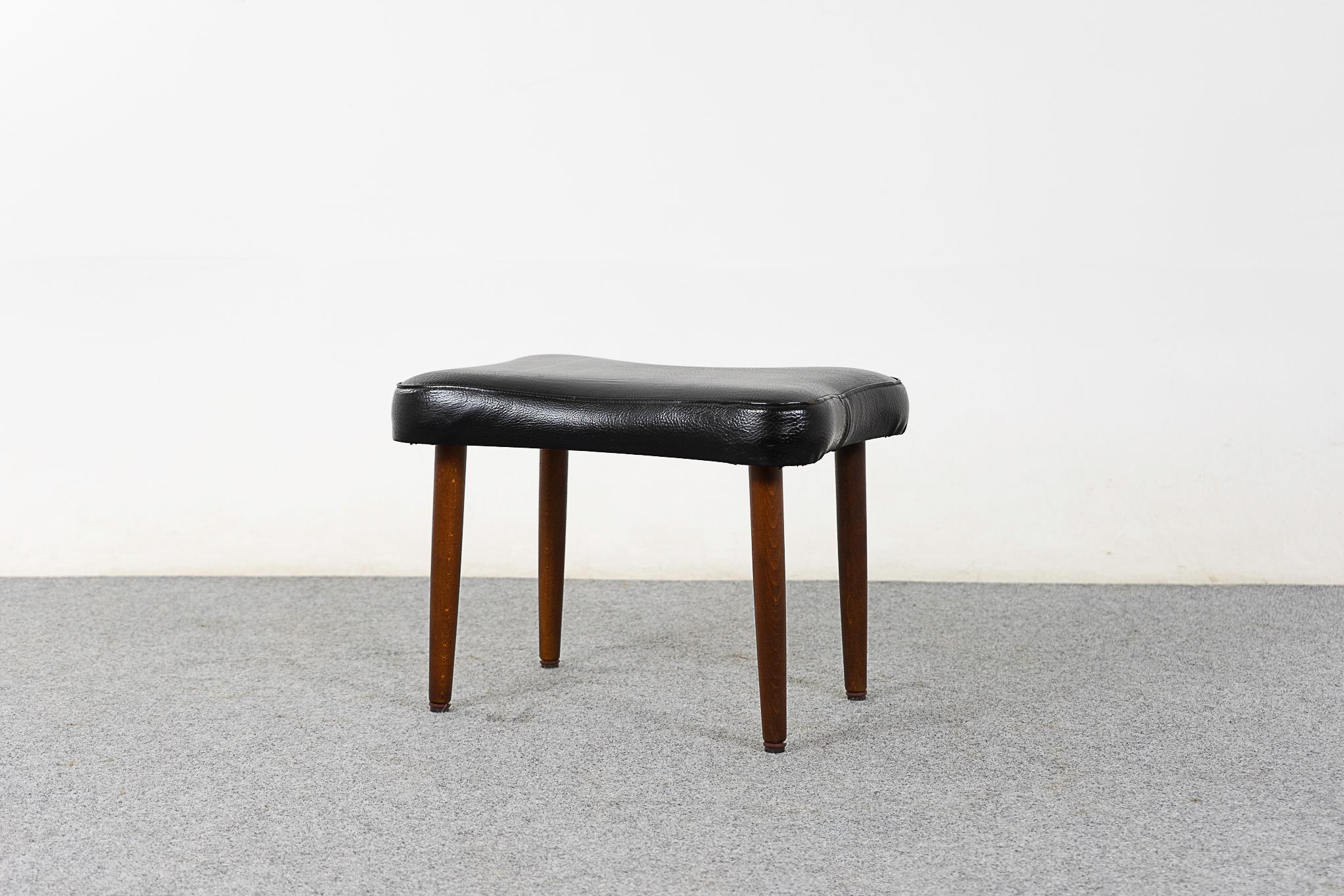 Danish Modern Beech Footstool For Sale 2
