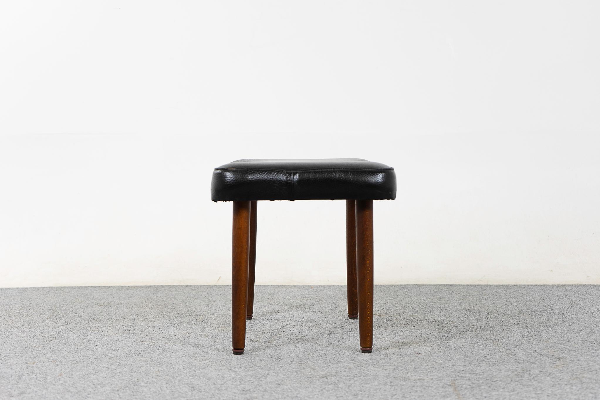 Danish Modern Beech Footstool For Sale 3