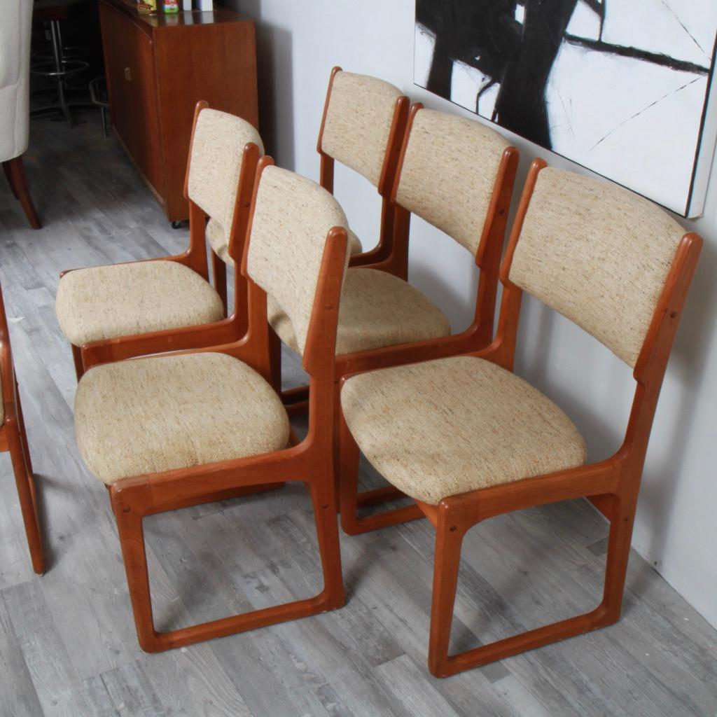 Danish Modern Benny Linden Teak Dining Chairs 2