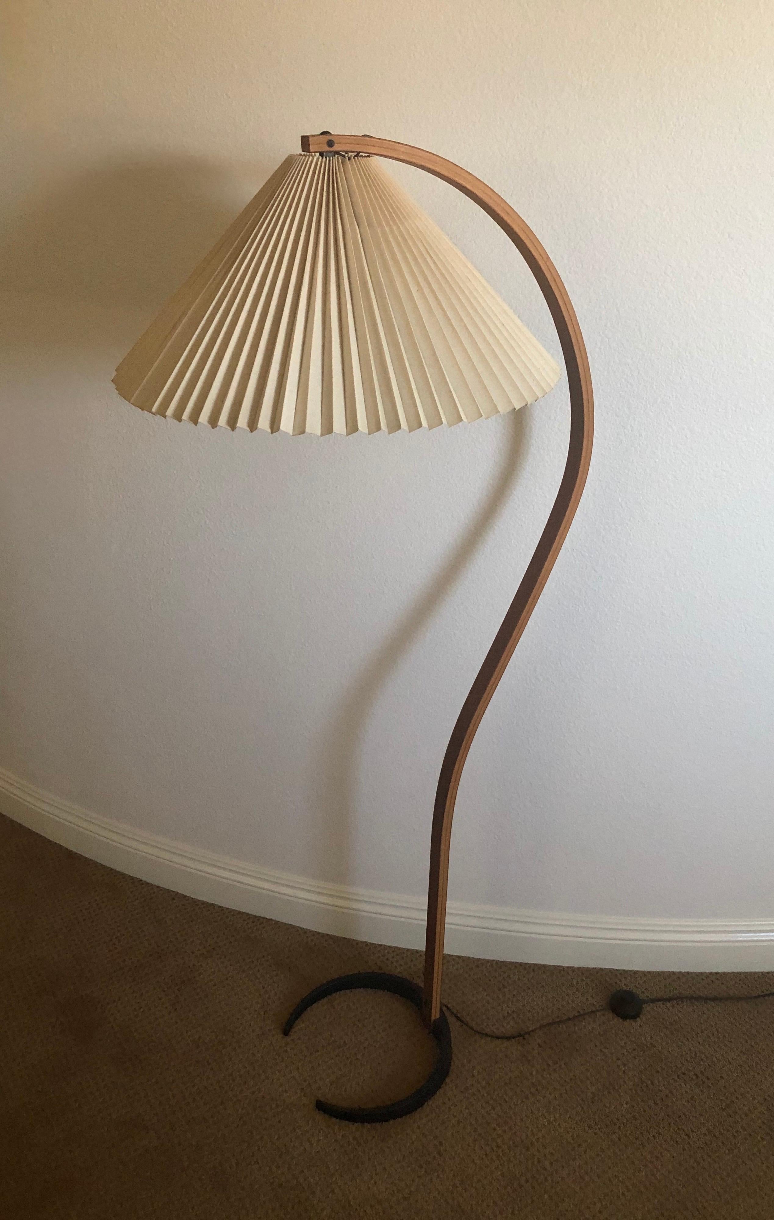 Danish Modern Bentwood Floor Lamp by Caprani Light AS 6