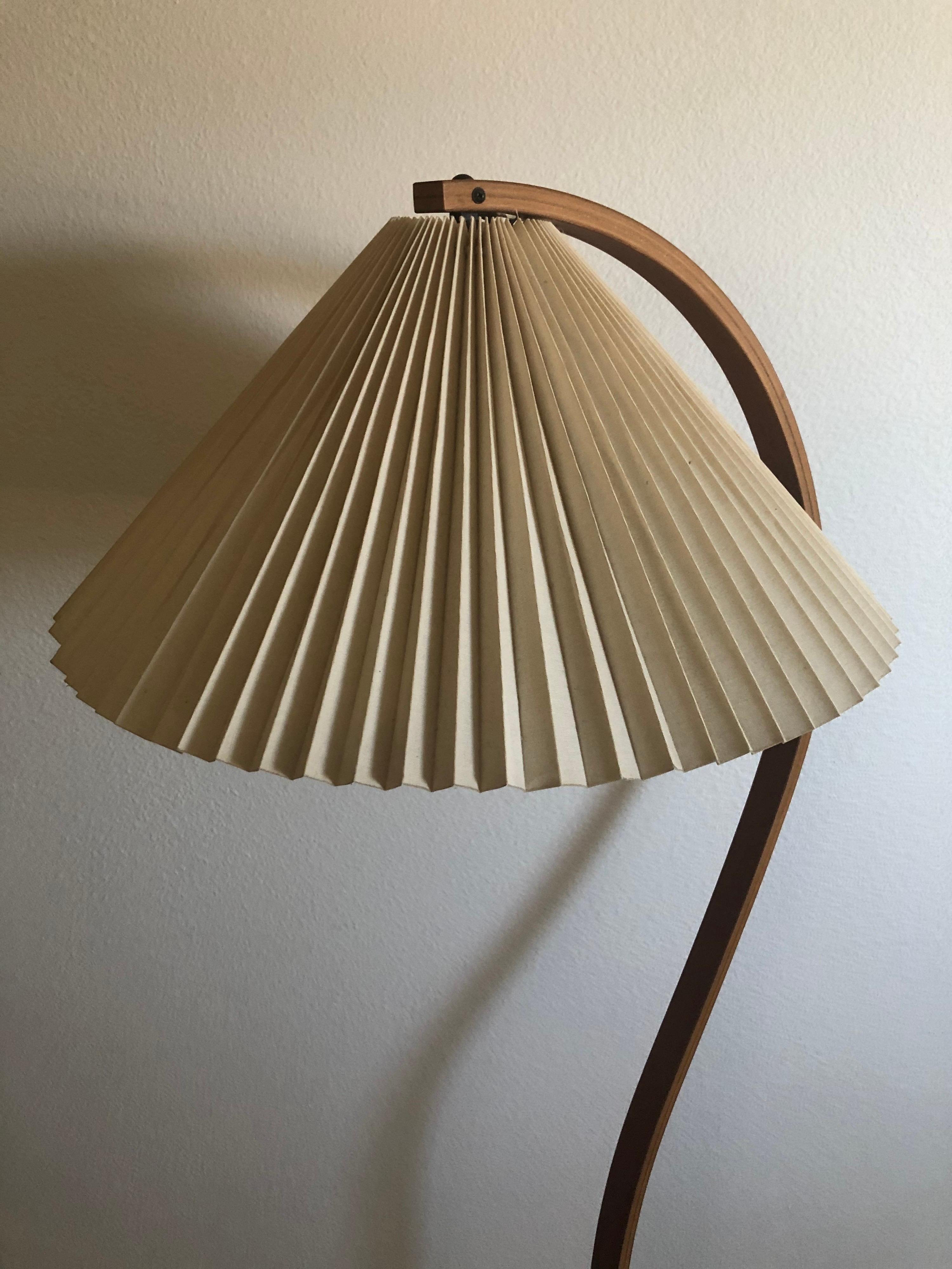 Mid-Century Modern Danish Modern Bentwood Floor Lamp by Caprani Light AS