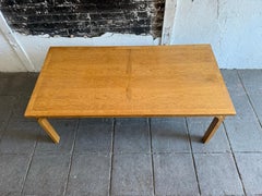 Danish Modern Bentwood oak coffee table by Rud Thygesen and Johnny Sorensen