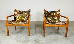 Danish Modern Bentwood Sling Chairs By Bernstorffsminde Mobelfabrik Circa 1970