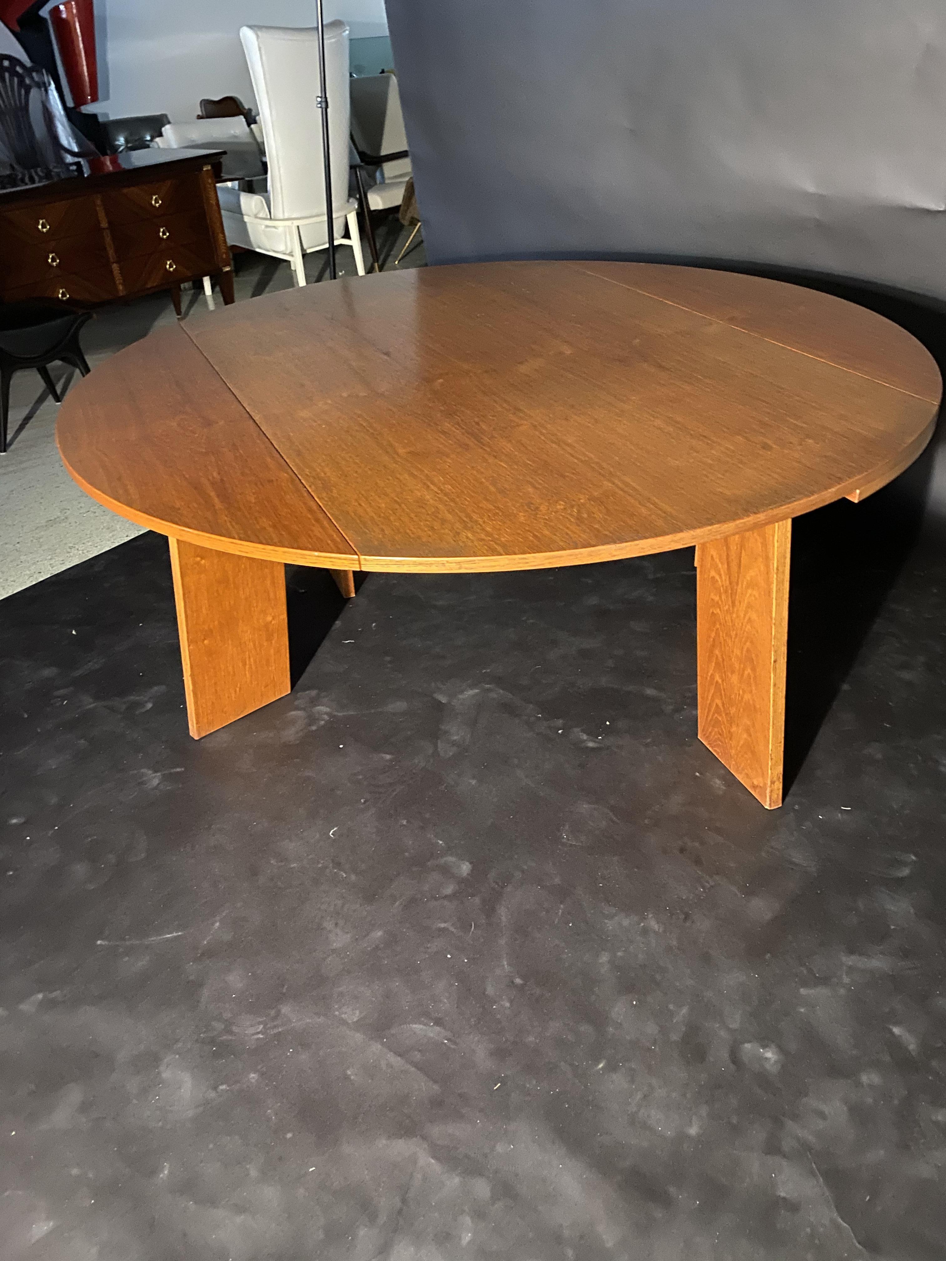 This unique table of sold birch is a fine example of 