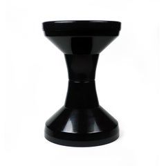 Danish Modern Black Tam Tam Stool by Henry Massonnet