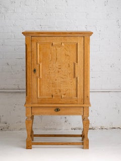 Danish Modern Blonde Oak Cabinet