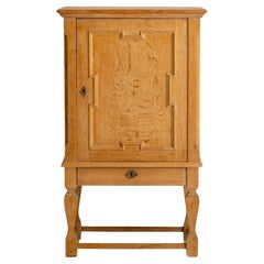 Danish Modern Blonde Oak Cabinet