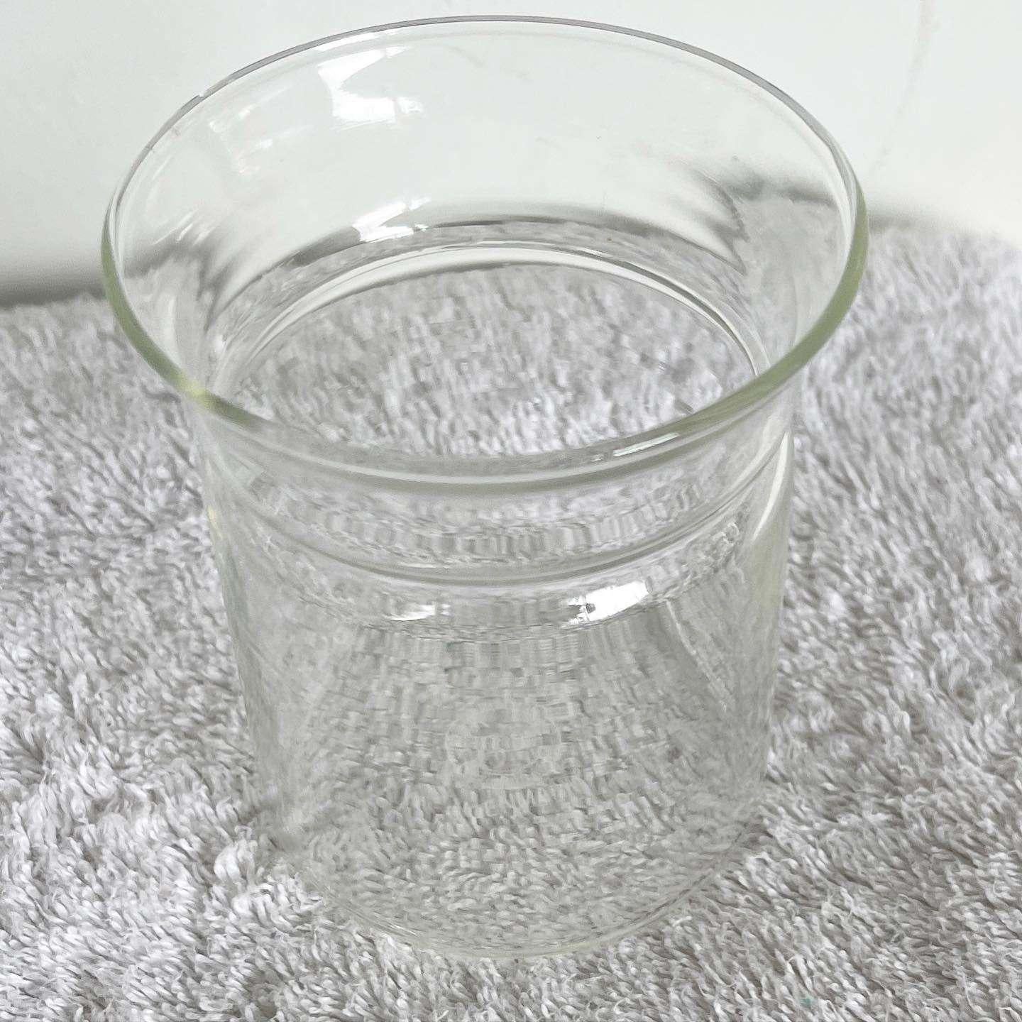 Dänische moderne Bodum-Glas-Couchtische, wie in Star Trek, 10er-Set im Angebot 1
