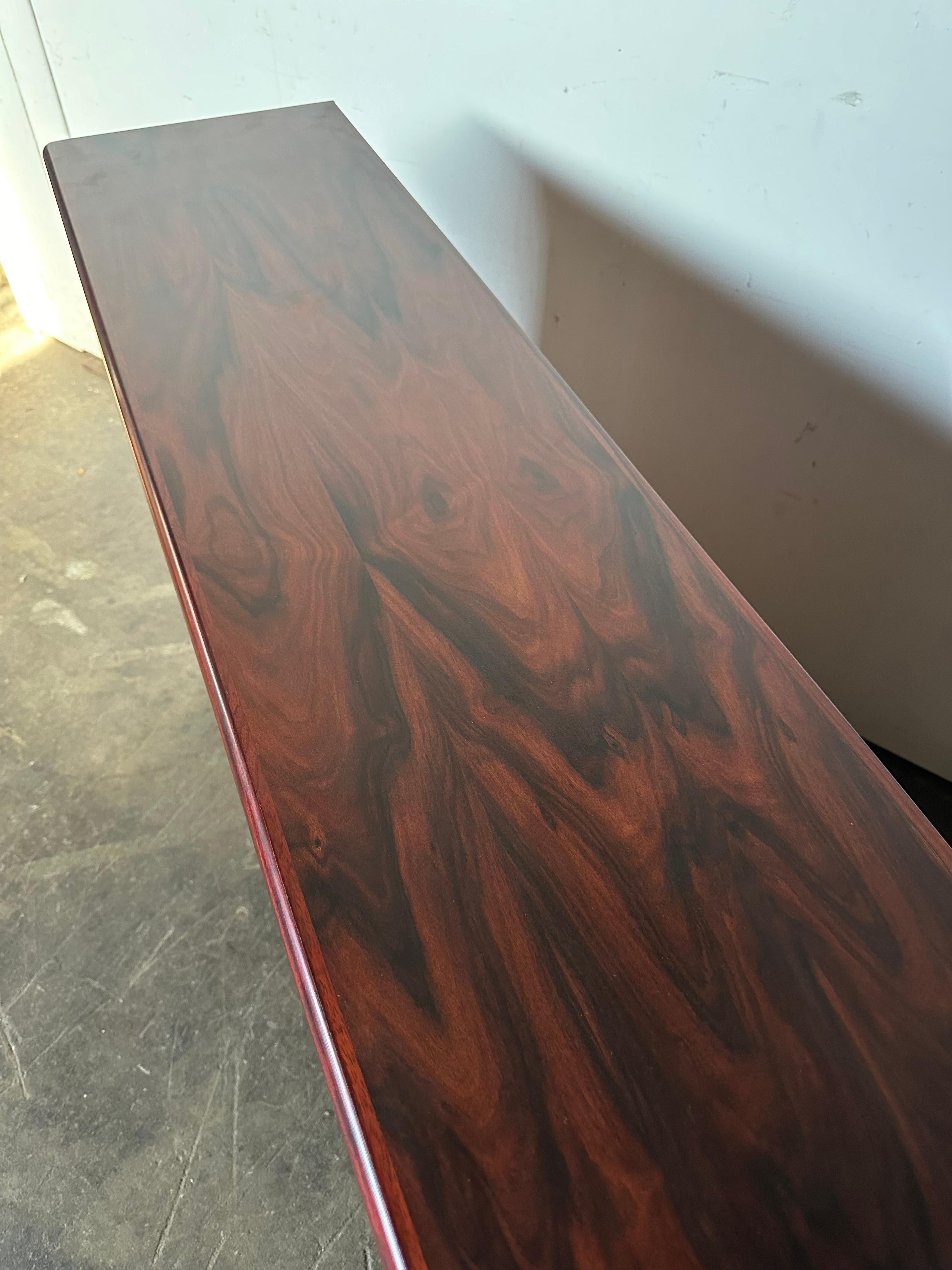 Danish Modern Bookcase Cabinet in Brazilian Rosewood 4