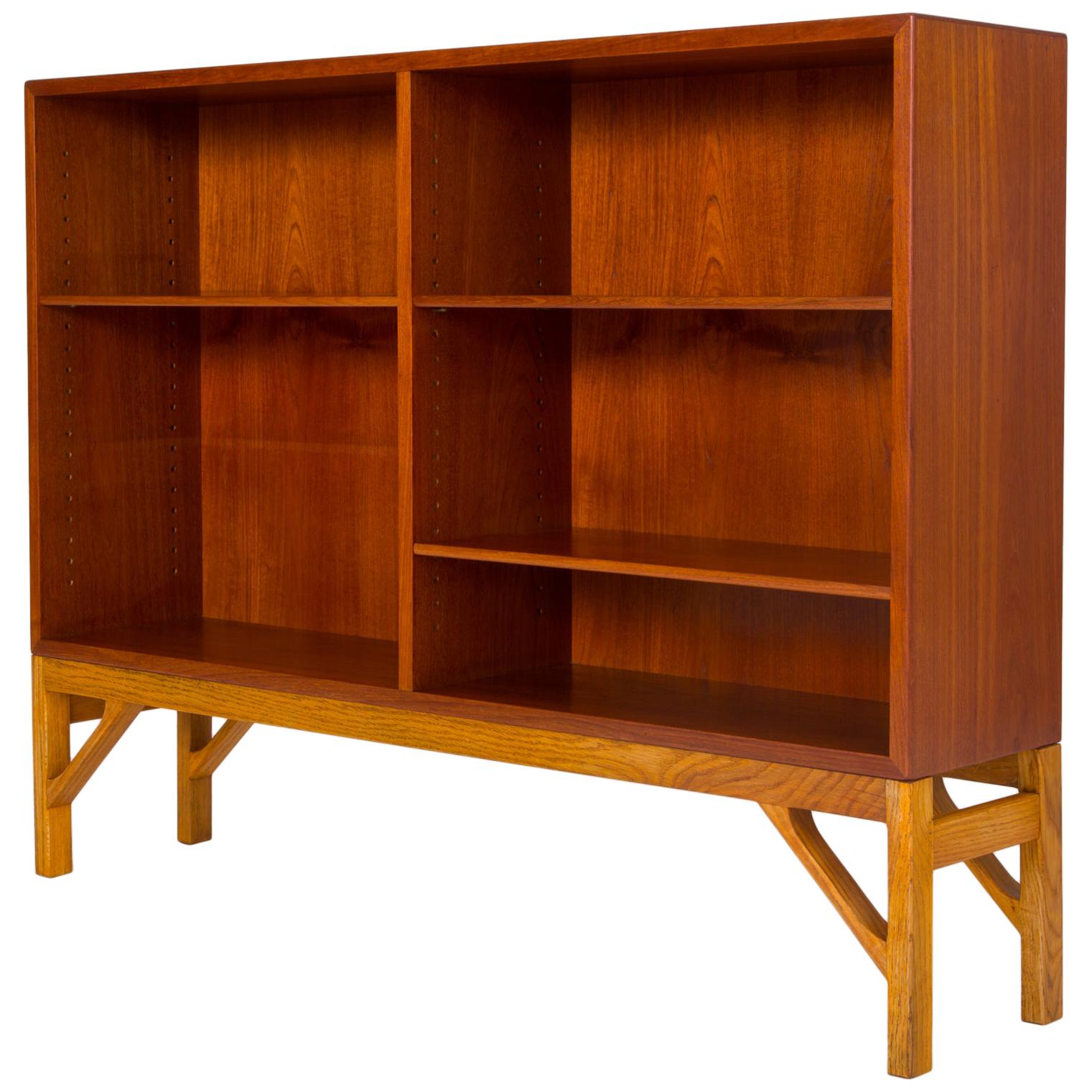 Børge Mogensen Bookcase in Teak and Oak