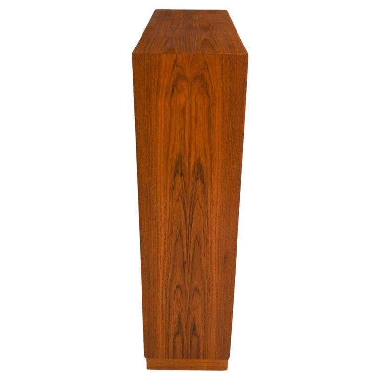 Danese Libreria moderna danese in teak con ripiani regolabili in vendita
