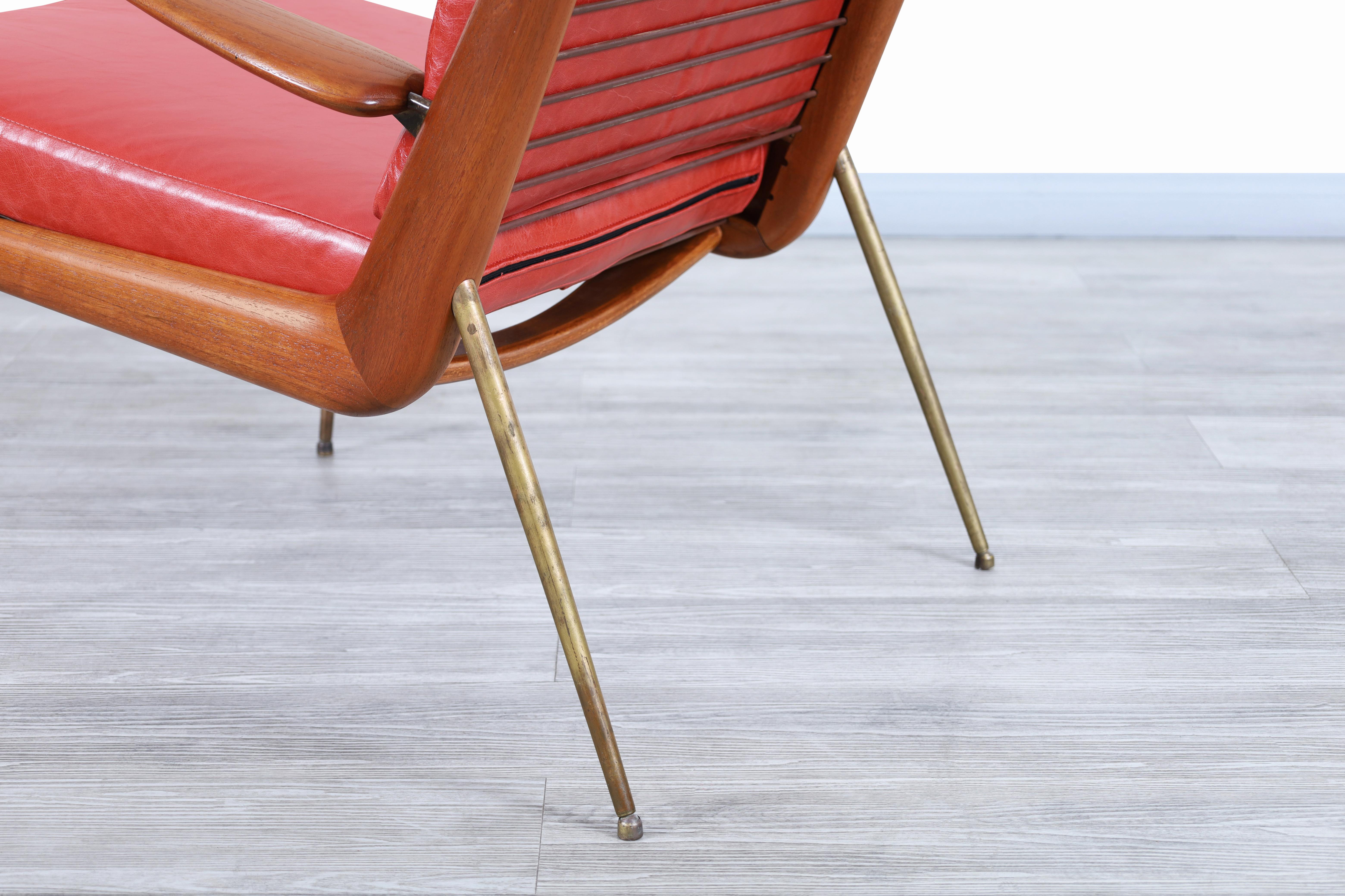 Danish Modern Boomerang Chair by Peter Hvidt and Orla Molgaard-Nielsen For Sale 2