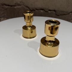 Dänische Moderne Kerzenhalter aus Messing Jens Quistgaard Dansk Designs