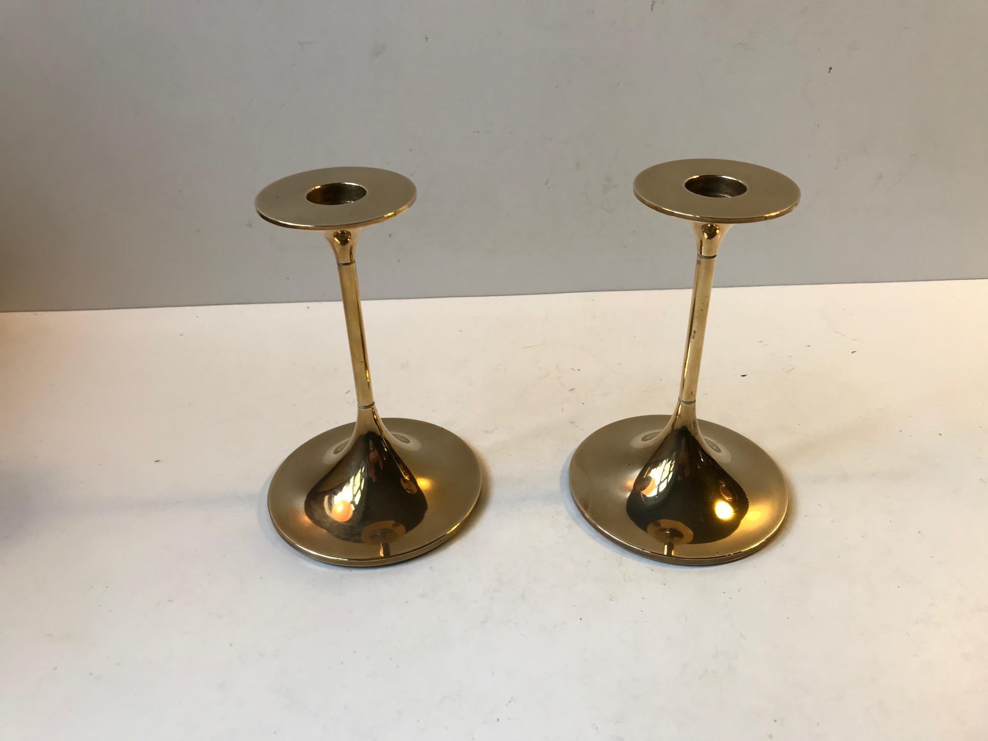 brass candlesticks modern