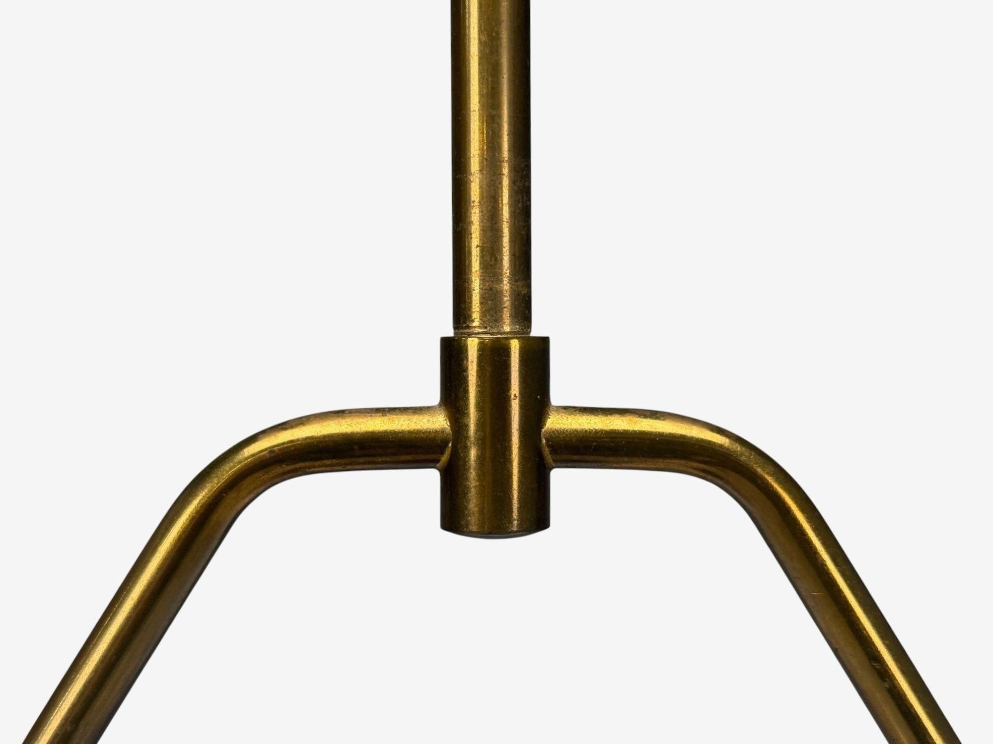 Moderne danois, laiton, verre, lampe suspendue, Danemark, années 1960 en vente 1