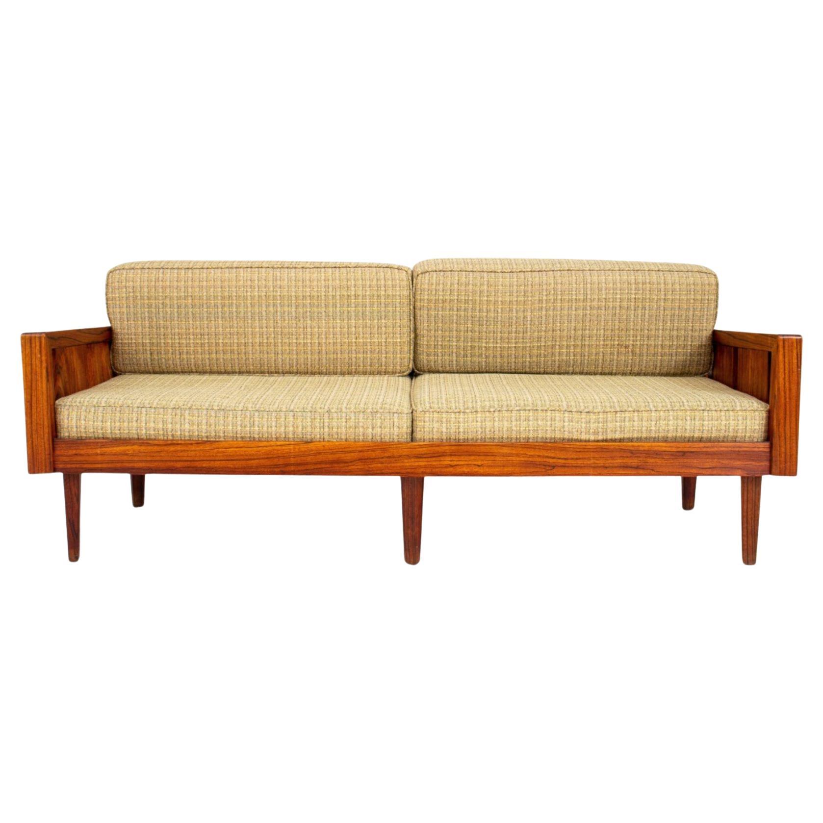 Danish Modern Brazilian Hardwood Daybed Sofa For Sale