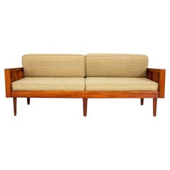 Vintage Danish Modern Brazilian Hardwood Daybed Sofa