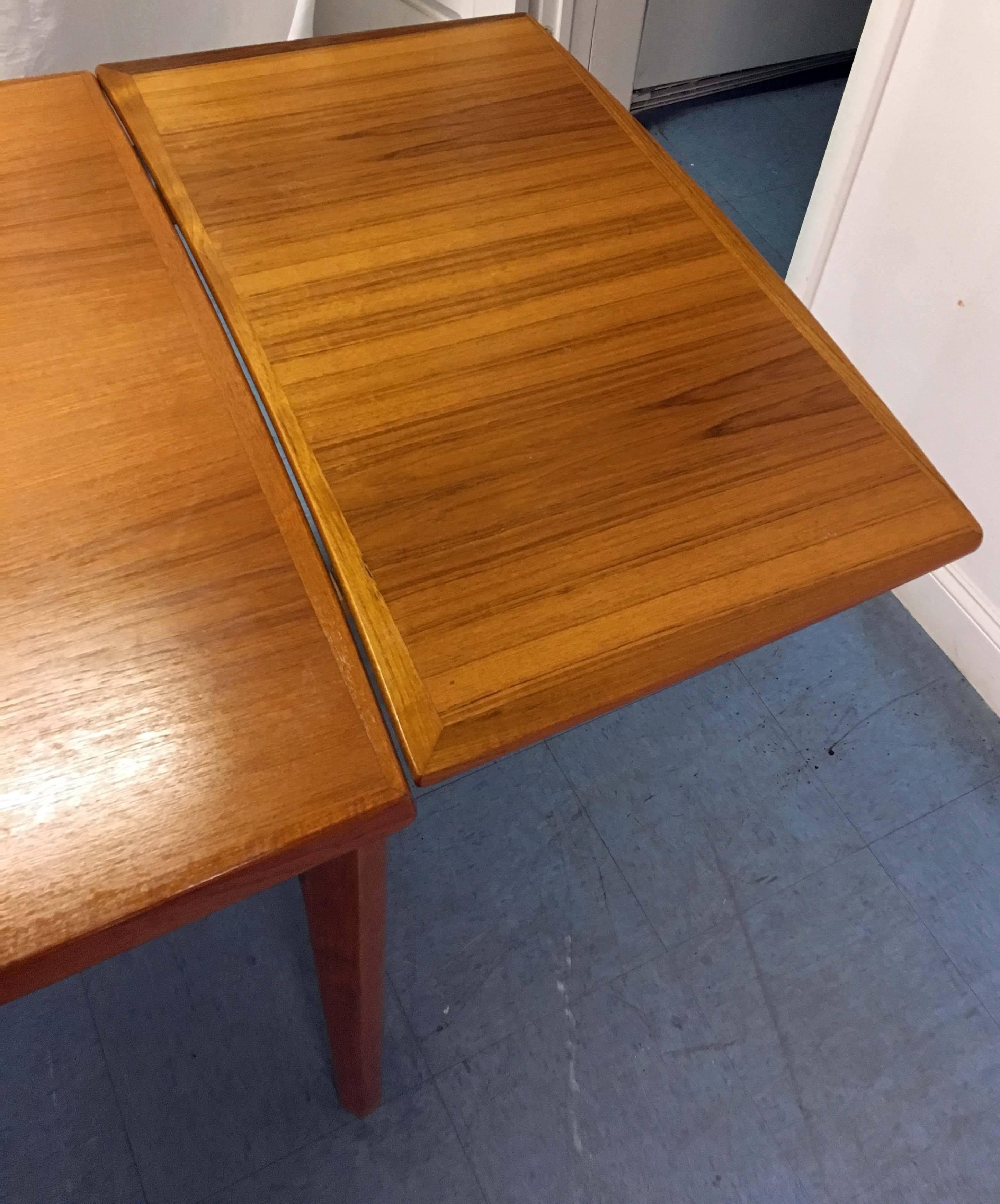 Scandinavian Modern Danish Modern BRDR Furbo Teak Extendable Dining Table