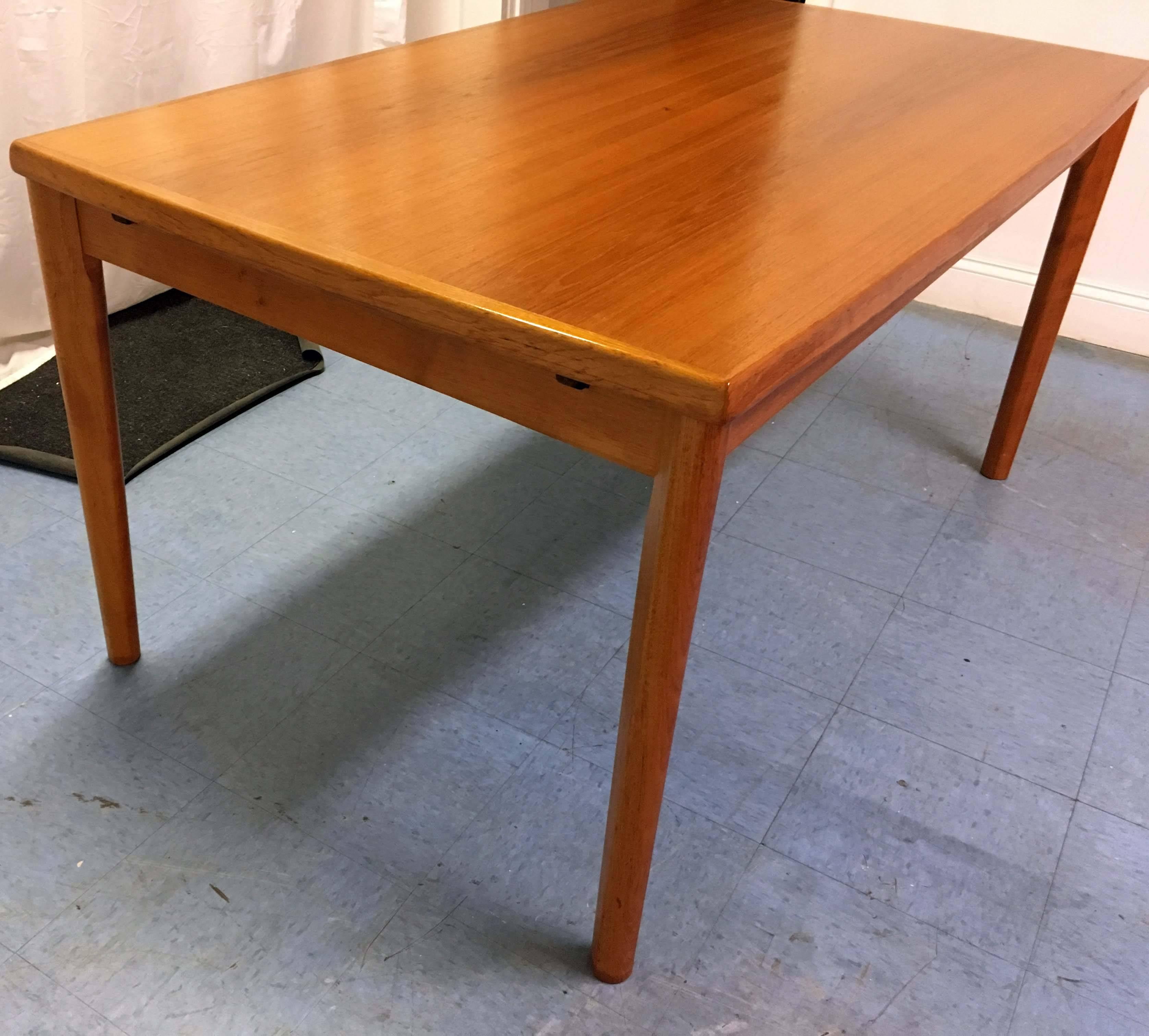20th Century Danish Modern BRDR Furbo Teak Extendable Dining Table
