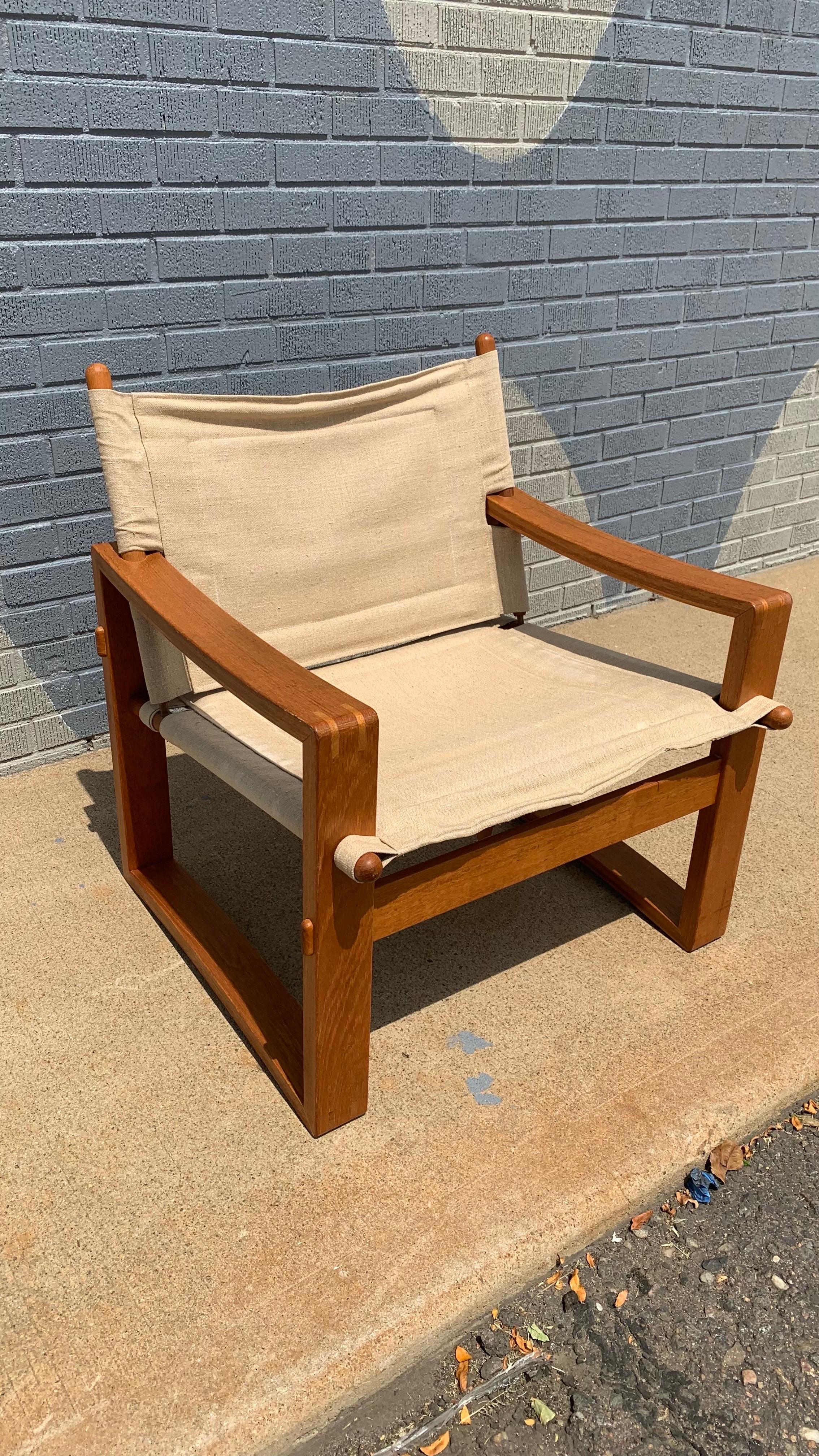 Chaise Safari moderne danoise de Børge Jensen en vente 5