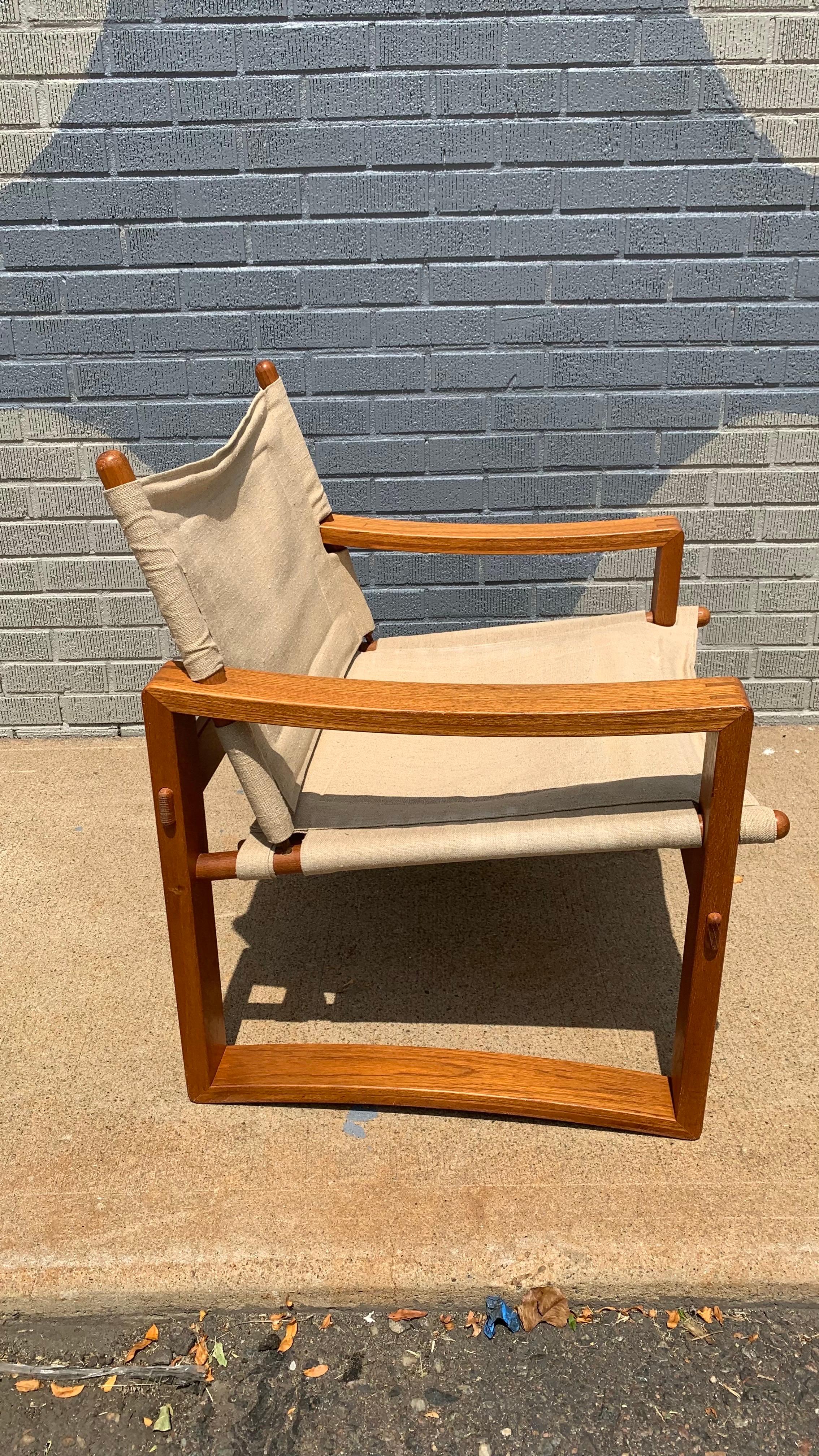 Scandinave moderne Chaise Safari moderne danoise de Børge Jensen en vente