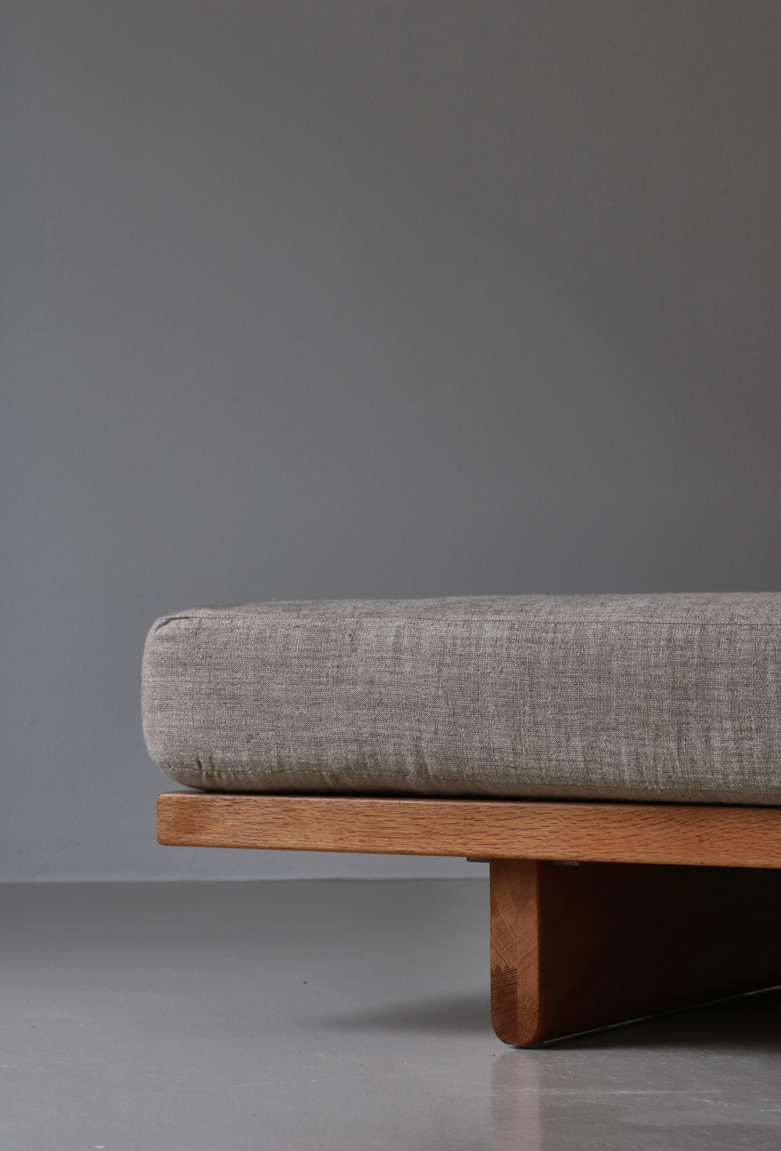 Scandinavian Modern Danish Modern Børge Mogensen Daybed Model 4312 in Oak & Canvas Upholstery, 1960s