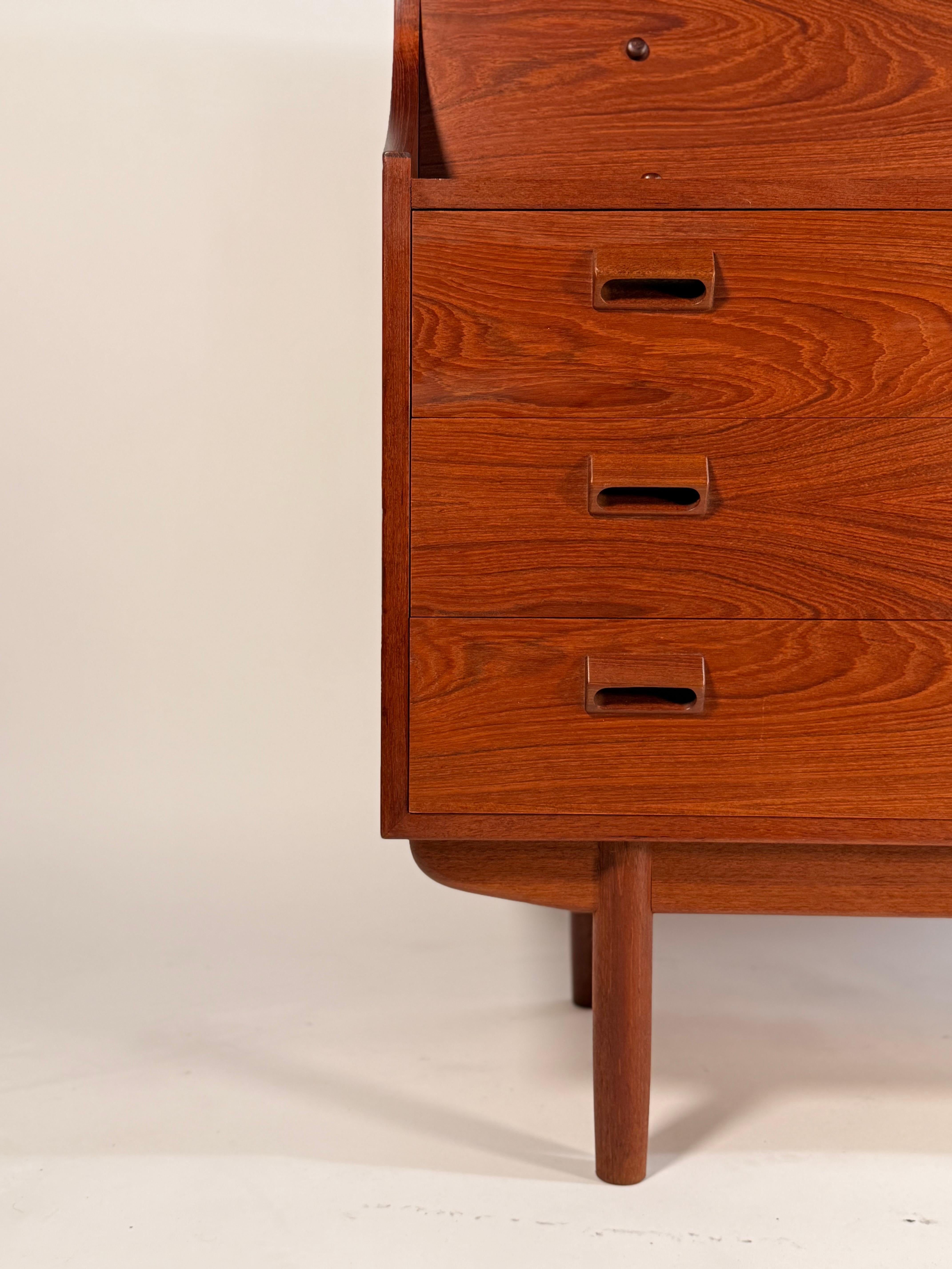Danish Modern Børge Mogensen Teak Secretary Desk For Sale 1