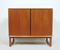 Danish Modern Cado Cadovious Small Teak Modular Credenza Cabinet