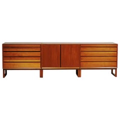 Danish Modern Cado Cadovious Small Teak Modular Credenza Cabinet
