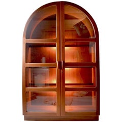 Danish Modern Cathedral Form Bookcase by Dyrlund