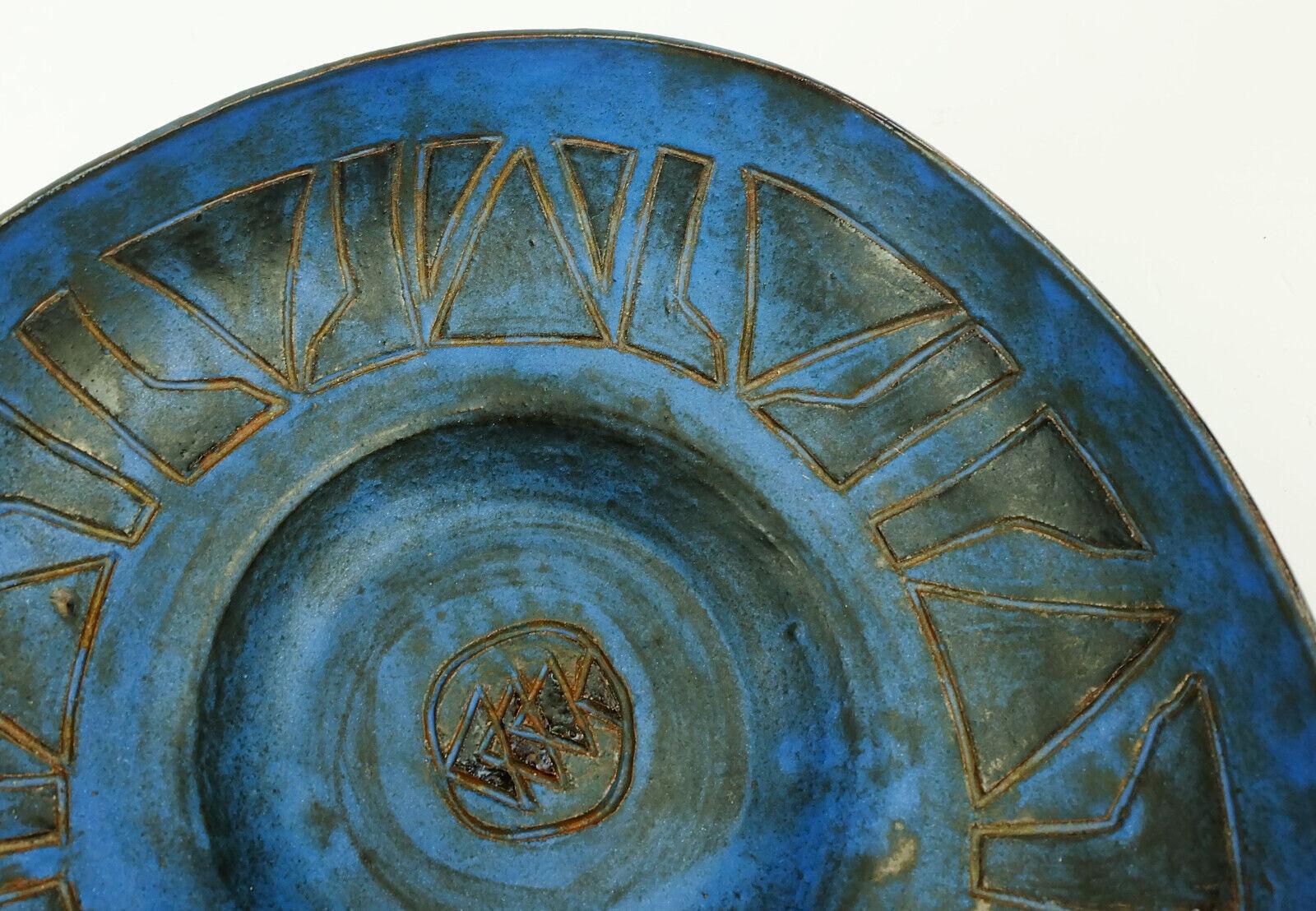Danish Modern Ceramic Bowl Studio Pottery Conny Walther Denmark 1960s In Good Condition In Mannheim, DE