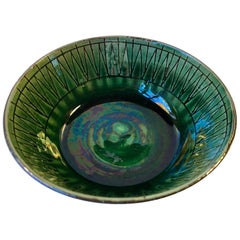 Piatto moderno danese in ceramica di Thomas Toft, anni '60