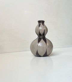 Danish Modern Ceramic Double Gourd Vase by Eva & Johannes Andersen