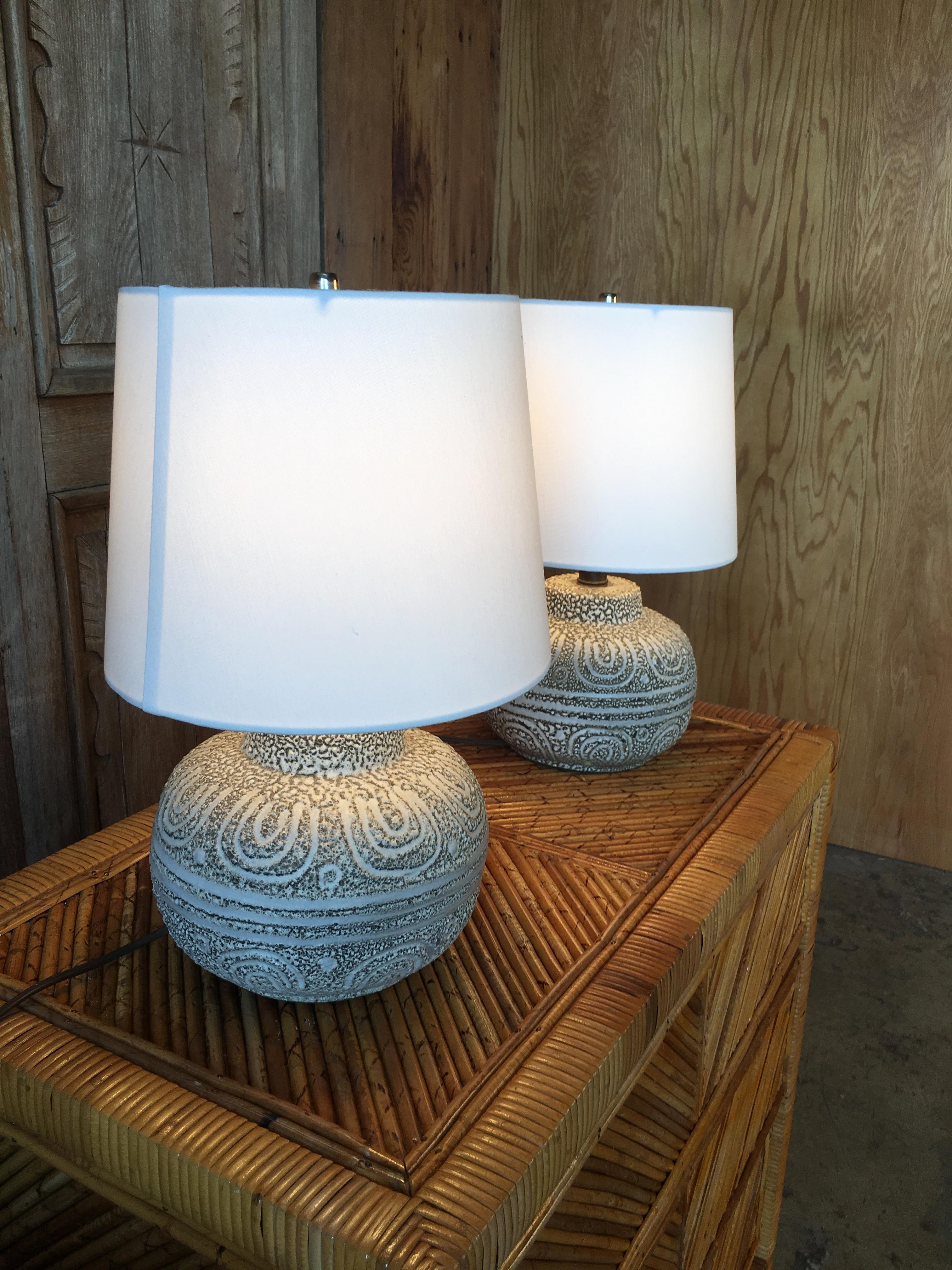 Danish Modern Ceramic Lamps 5