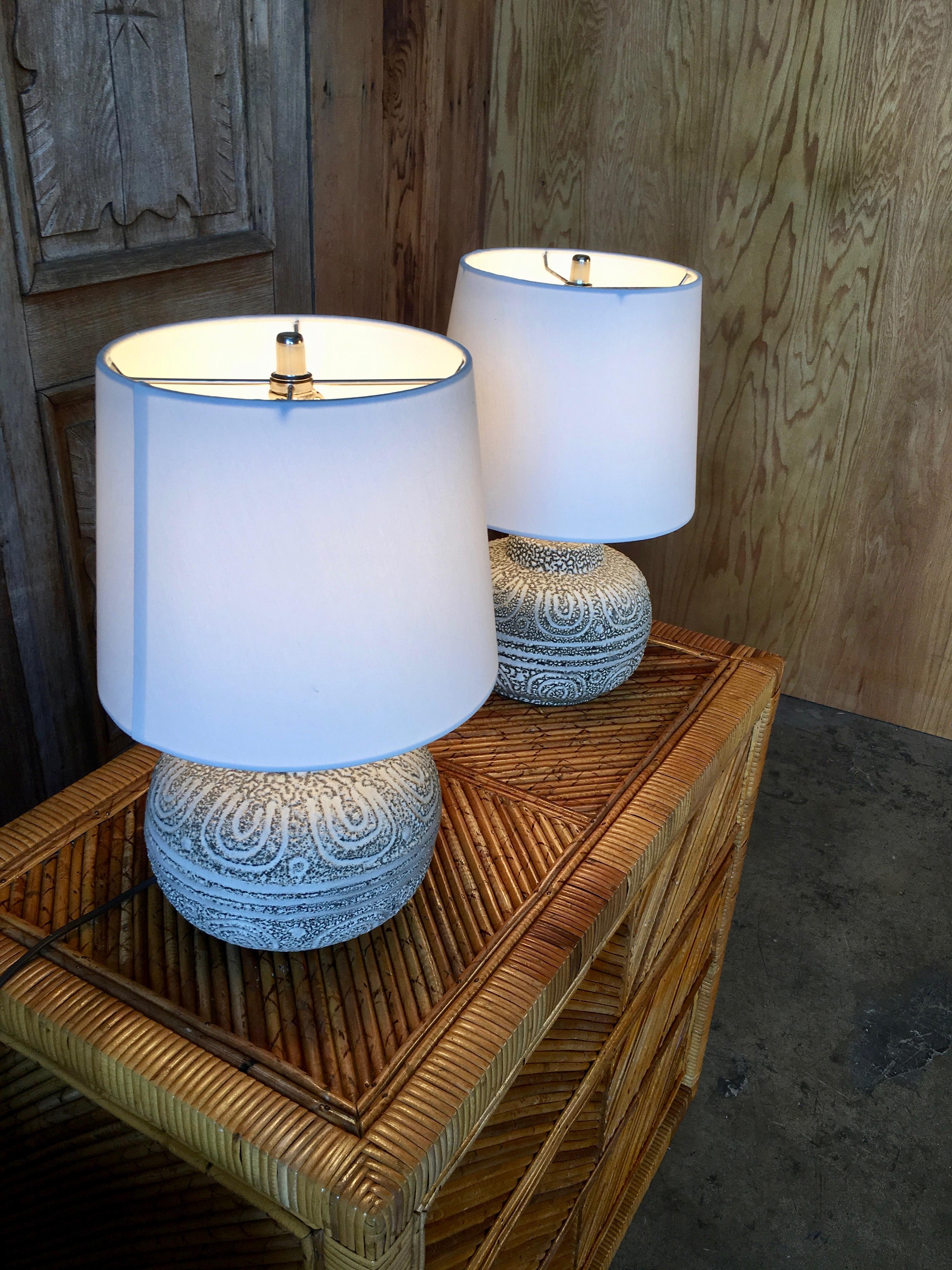 Danish Modern Ceramic Lamps 6