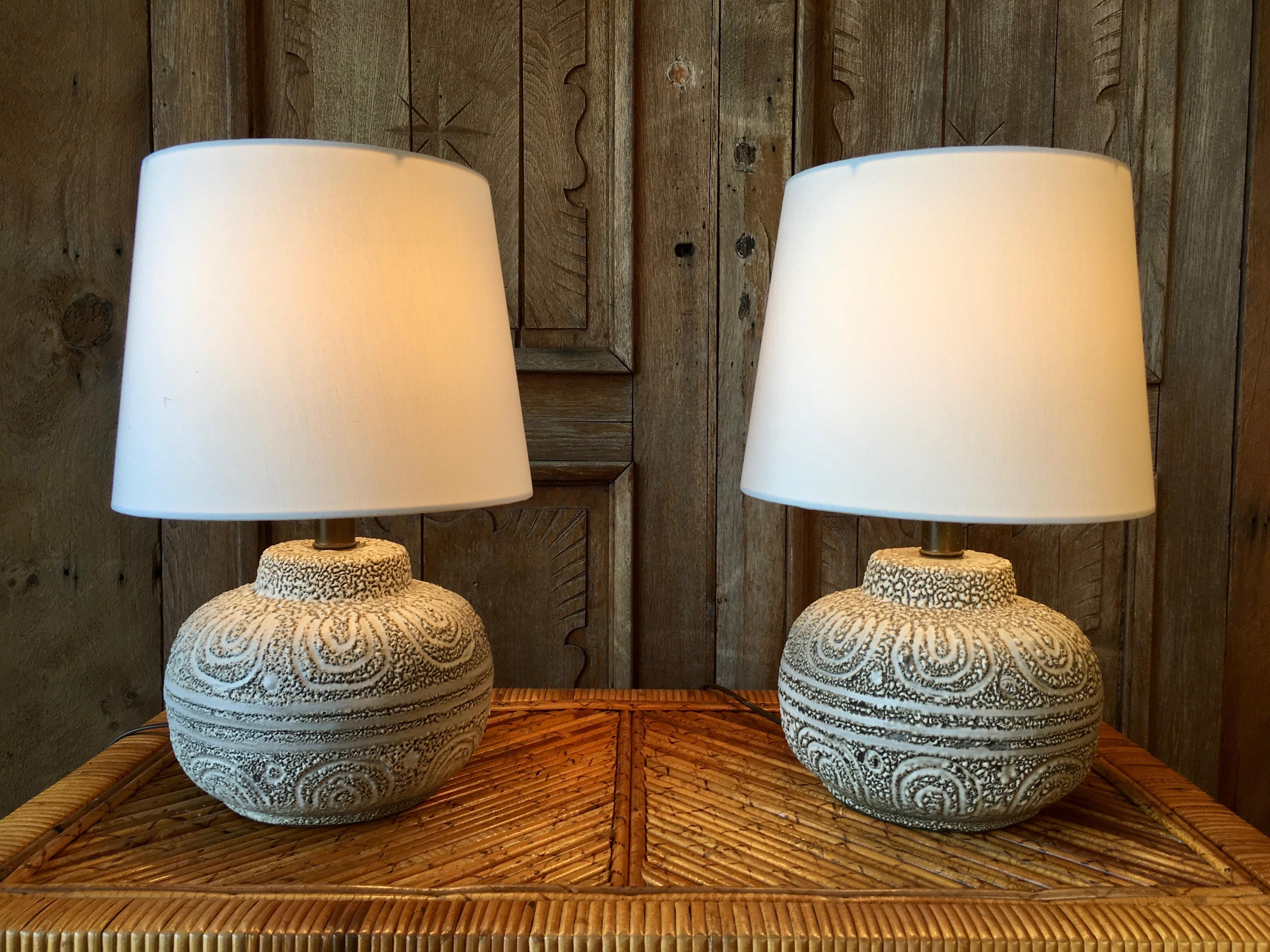Danish Modern Ceramic Lamps 10